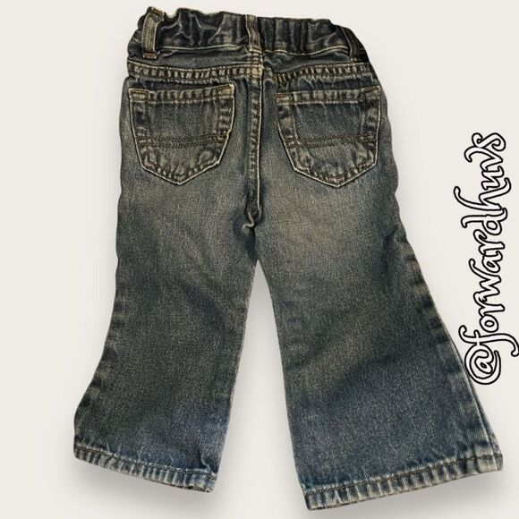 Bundle Sale 3 for $15 | EST 1989 Place | Boot Cut Jeans Size 12-18 Months - Picture 4 of 7